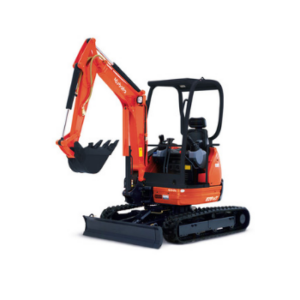 (5) 2.7 ton Excavator Kubota - Trailered