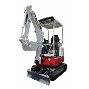 (4) Excavator 1.7 Ton Takeuchi on Trailer